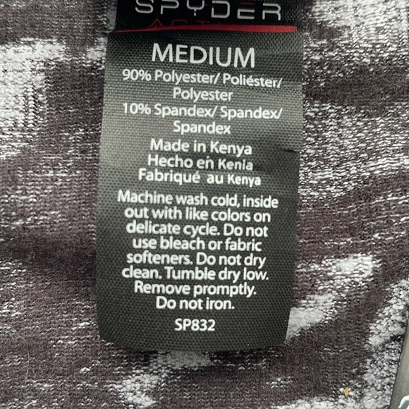 NWT Spyder Active Long Sleeve Quarter Zip size M - Picture 4 of 5